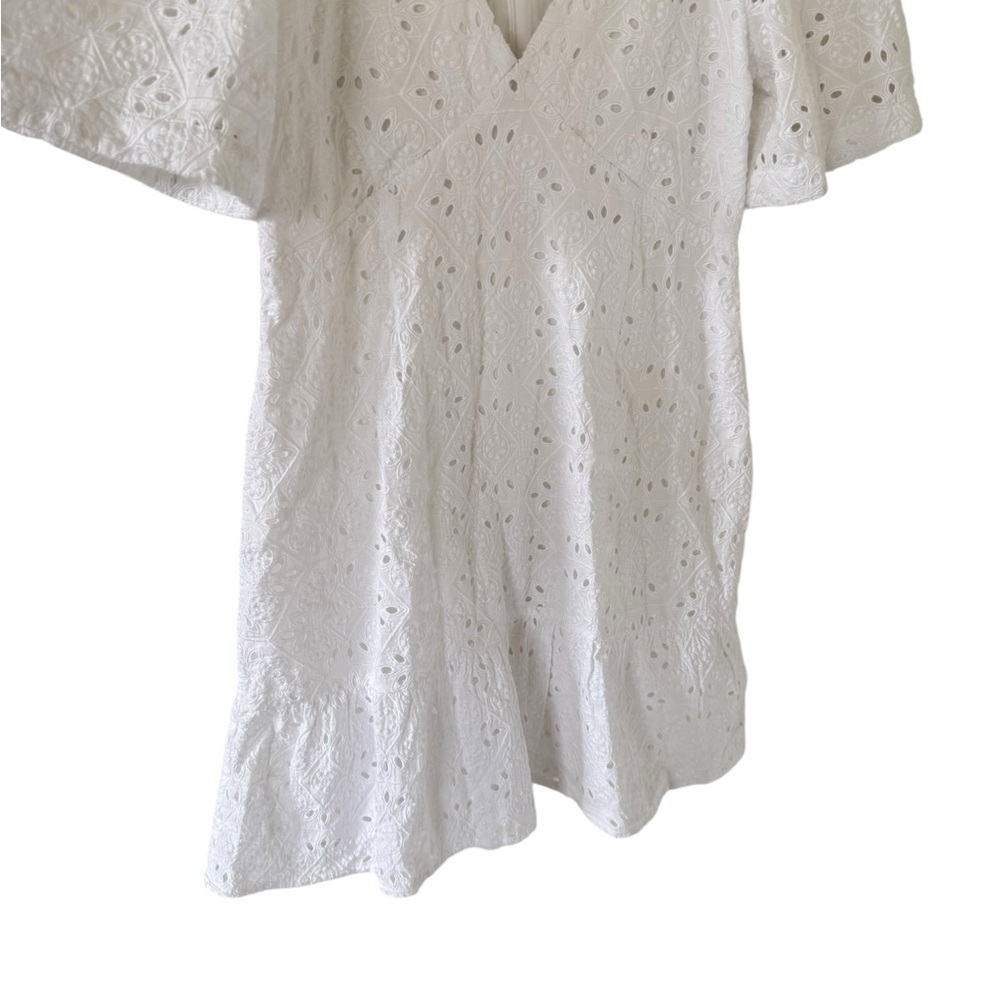 Rhode Mariana Eyelet White Minidress - Picture 9 of 9